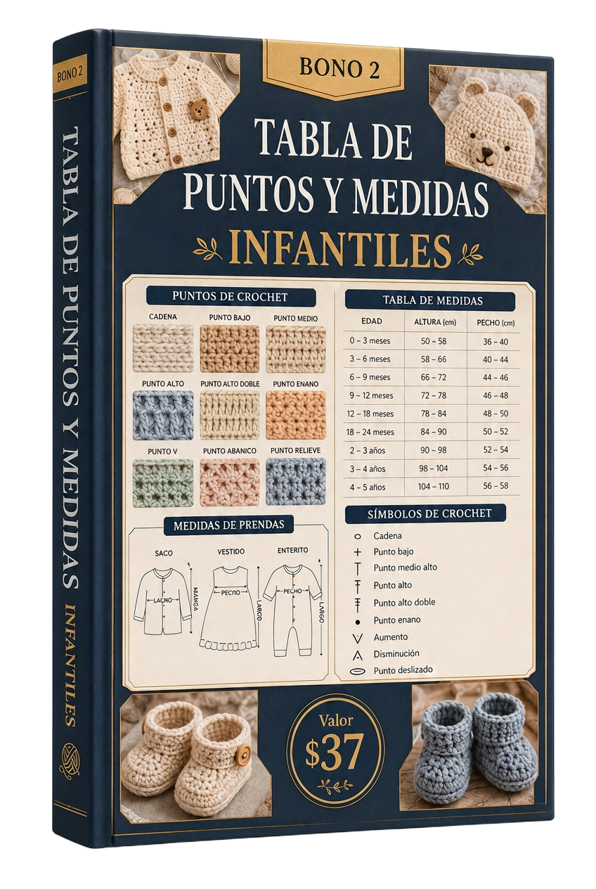 Portada del Bono 2: Tabla de Puntos y Medidas Infantiles